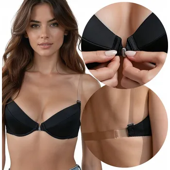 Podprsenka Vivisence 1012 Podprsenka PUSH UP černá, zapínání vpředu, 75F