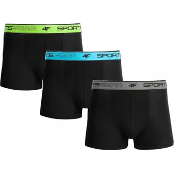 Boxerky 4F Spodní Prádlo Boxerky černé, velikost XL