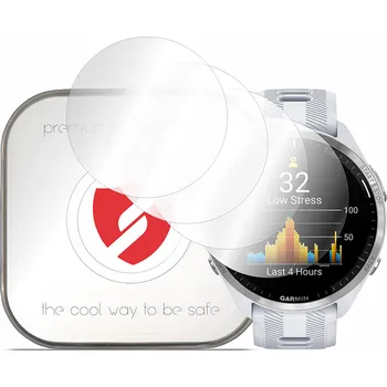 Příslušenství k chytrým hodinkám Chytrá ochrana - Premium Classic (4 balení) - Forerunner 965 - čirá