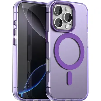 Pouzdro na mobilní telefon Techsuit - CandyCase MagSafe - iPhone 16 Pro - fialový