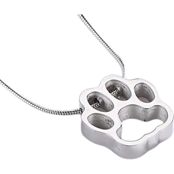 Náhrdelník Kočičí paní Náhrdelník s kočičí tlapkou - chirurgická ocel