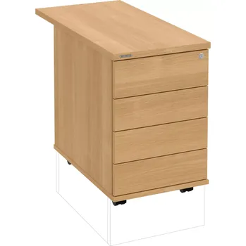 Zásuvkový kontejner Kancelářský kontejner K 34 C PTO P 80 - DUB , DUB