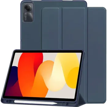 Techsuit - Flex Trifold (s držákem na tužky) - Xiaomi Redmi Pad SE 11" - tmavě modrá