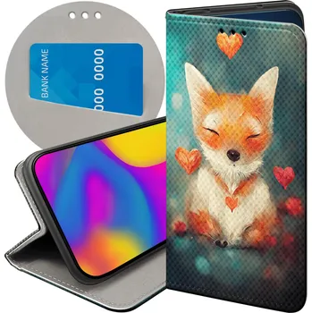 Pouzdro na mobilní telefon Flipové pouzdro Hello Case pro Realme GT Master, oranžové