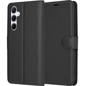 Pouzdro na mobilní telefon Techsuit - Kožené pouzdro - Samsung Galaxy A55 5G - černé