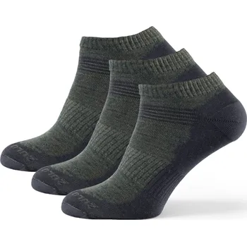 Pánské ponožky Ponožky Zulu Merino Summer M 3-pack Velikost ponožek: 43-47 / Barva: zelená