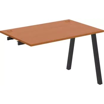 Psací stůl Stůl pracovní k řetězení úzký UE A 1200 R - TŘEŠEŇ , ČERNÁ