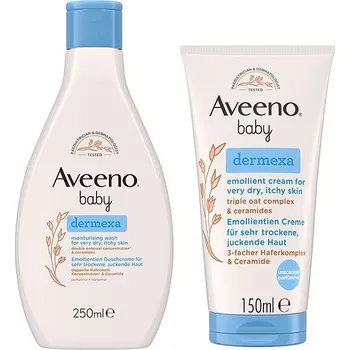 Kosmetická sada AVEENO Baby Dermexa Set 400 ml
