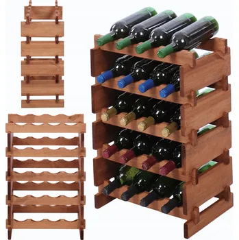 Stojan na víno Stojan na víno modulární regál na lahve 5x4 lahví STAV JAKO KOSTKY EKO