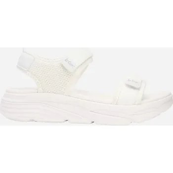 Dámské sandále Dámské sandály Lee Cooper bílé textilní velikost 38 plochý podpatek na suchý zip