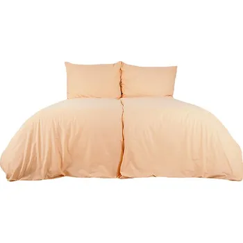 Povlečení B.E.S. - Petrovice Povlečení bavlna jednobarevné uzavírání zip - meruňkové 200 × 220 cm