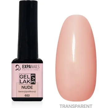 Lak na nehty UV/LED Gel lak 3v1 - Nude transparent 5 ml