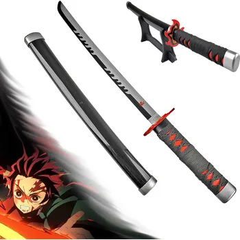 Replika zbraně Mini Ninchirin Katana ""TANJIRO KAMADO- FIRE SWORD"" Demon Slayer