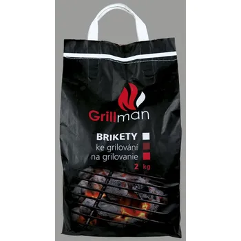 Příslušenství pro gril DF Partner s.r.o. GRILLMAN grilovací brikety 2 kg