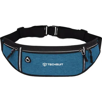 brašna na kolo Techsuit - Brašna do pasu (CWB3) - s opaskem pro rekreační aktivity, fitness - modrá