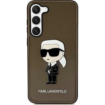 Pouzdro na mobilní telefon Karl Lagerfeld - Pevné pouzdro (KLHCS23SHNIKTCK) - Samsung Galaxy S23 - Ikonik Karl Lagerfeld