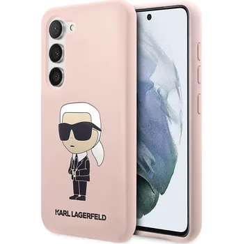 Pouzdro na mobilní telefon Karl Lagerfeld - Silikon (KLHCS23MSNIKBCP) - Samsung Galaxy S23 Plus - Pink Ikonik