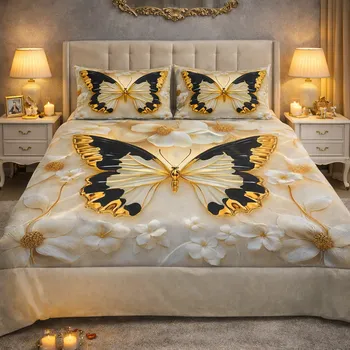Povlečení 2-dílné ložní povlečení - Motýl luxusu