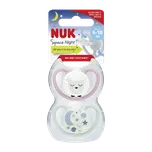NUK Dudlík Space Night 6 - 18 měsíců, různé druhy 2 ks