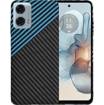 Techsuit - Carbonite FiberShell - Motorola Moto G24 Power - Blue Pulse