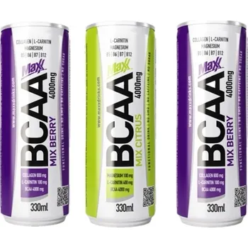 Aminokyselina AKCE 2+1 Descanti BCAA Maxx 330 ml bez kofeinu
