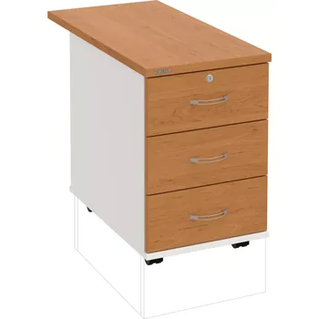 Zásuvkový kontejner Kancelářský kontejner K 33 P 80 - OLŠE , BÍLÁ