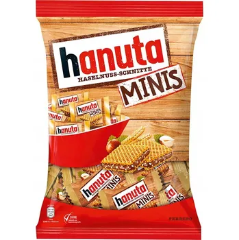 Hanuta minis vafle s krémem a oříšky 220g