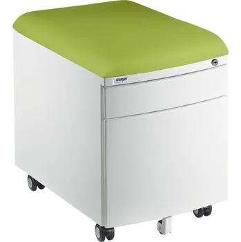 Zásuvkový kontejner Pojízdný kontejner se zámkem - korpus Bílá 32W8, potahová skupina 30 - 30 463