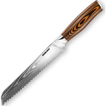 Kuchyňský nůž Nůž na pečivo Seburo SUBAJA Damascus, 19,5 cm