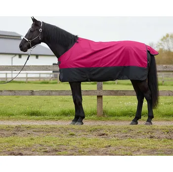 Sport vidaXL Deka pro koně Růžová a černá 135 cm Polyester [42013083]