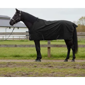 Sport vidaXL Deka pro koně Tmavě zelená a černá 85 cm Polyester [42013098]