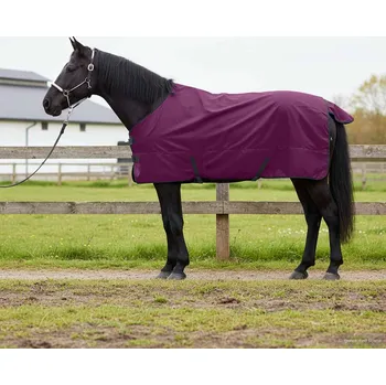 Sport vidaXL Deka pro koně Tmavě zelená a černá 145 cm Polyester [42013094]