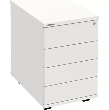 Zásuvkový kontejner Kancelářský kontejner K 34 C PTO N - BÍLÁ , BÍLÁ