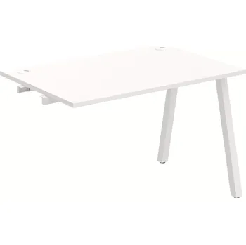 Psací stůl Stůl pracovní k řetězení úzký UE A 1200 R - BÍLÁ , BÍLÁ