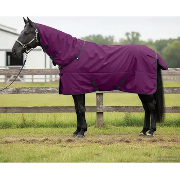 Sport vidaXL Deka pro koně Tmavě zelená a černá 115 cm Polyester [42013161]