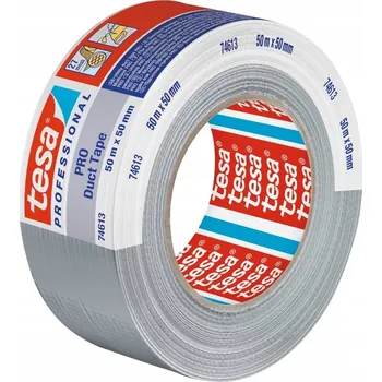 Lepicí páska Opravná páska tesa Duct Tape stříbrná voděodolná textilní 50 m x 50 mm