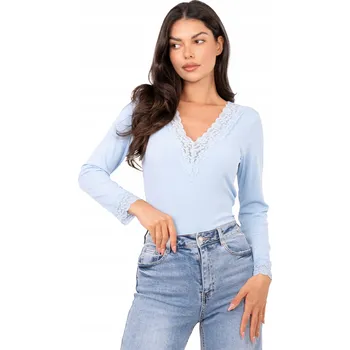 Dámská halenka Italy Moda halenka dlouhý rukáv střih přiléhavý univerzální velikost