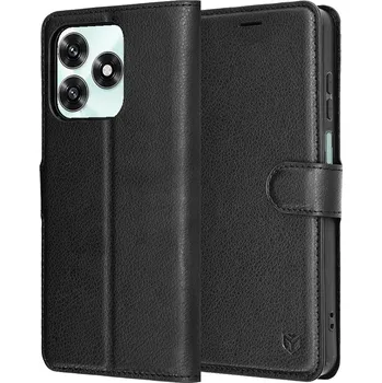 Pouzdro na mobilní telefon Flipové pouzdro Techsuit Leather Folio pro Honor X5c Plus - Černé