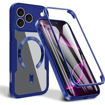 Pouzdro na mobilní telefon Techsuit - ColorVerse 360 MagSafe Series + ochrana displeje - iPhone 17 Pro - modrá