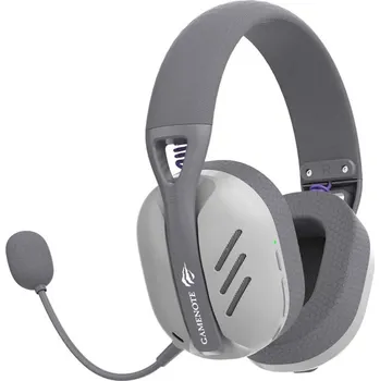 Havit - Herní sluchátka (Fuxi-H3) - bezdrátová, s mikrofonem, nízká latence, 40mm reproduktor, 600mAh, Type-C/Jack - šedá