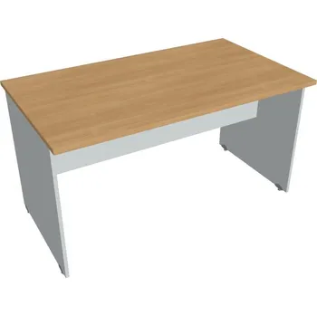 Psací stůl Stůl Jednací GJ 1400 - DUB , ŠEDÁ