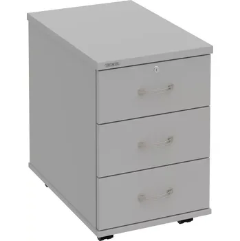 Zásuvkový kontejner Kancelářský kontejner K 33 N - ŠEDÁ , ŠEDÁ