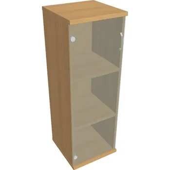 Policová skříň Skříň prosklené dveře S 3 40 03 L - BUK