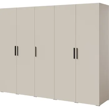 Šatní skříň Skříň mzm24 Napoli 250 x 201 x 60 cm kašmír