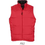 SOL´S WARM / Pánská prošívaná vesta - red 5XL