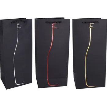 Dárková taška na láhev M 17x38x9 cm Celorok