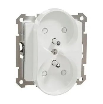 Elektrická zásuvka Dvojitá zásuvka Schneider Electric Sedna Design