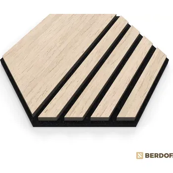akustický panel Akustický panel hexagon - Dub přírodní