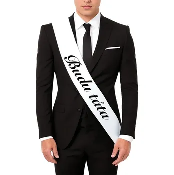 Party dekorace Šerpa Budu táta Stříbrný glitr