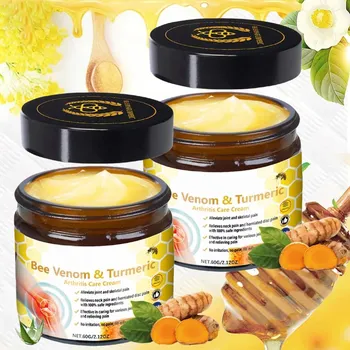 Pleťový krém 2 KS Krém s včelím jedem, Léčivý krém s včelím jedem 60 g